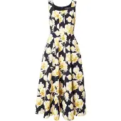 Ted Baker Vestido de gala 'DENNYA' miel / caqui / negro / blanco