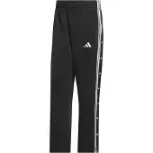Adidas Pantalón deportivo 'Mens 3-Stripes Snap Track' negro / blanco