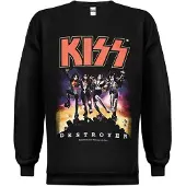 KiSS Sudadera '- Destroyer Album Cover Sweatshirt Sweatshirt' negro