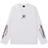 Ed Hardy Camiseta 'Flying Twin Dragon' rojo / negro / blanco