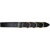Haute Cuir Cinturón 'D Ring Waist Belt' negro
