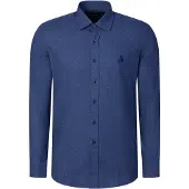 Karl Lagerfeld Camisa ' 605084 ' azul oscuro