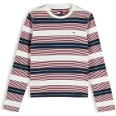 Tommy Hilfiger Camiseta 'ESS' navy / rojo vivo / blanco