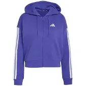 Adidas Sudadera con cremallera deportiva 'Essentails' lila / blanco