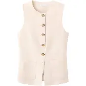 Mango Chaleco para traje 'NAPOLI' crema
