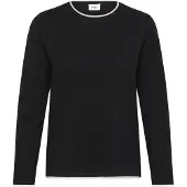 Saint tropez Jersey 'Mila' negro / blanco