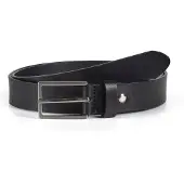 Howard London Cinturón 'Leather Belt Henry Black' negro