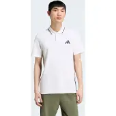 Adidas adidasPolo Essentials de piqué 3-Stripes L White / Black Hombre