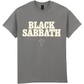 Black Sabbath Camiseta 'Logo T-Shirt' gris