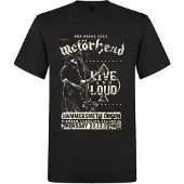 Motorhead Camiseta 'Live and Loud T-Shirt' negro