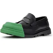 Camper Zapatos con cordón ' Junction ' verde / negro