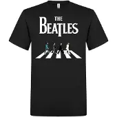 The Beatles Camiseta 'Beatles abbey road modern T-Shirt' negro