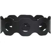 Haute Cuir Cinturón 'Elowen Wide Belt' negro