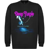 Rockshirts Sudadera 'Deep Purple - Smoke On The Water' negro