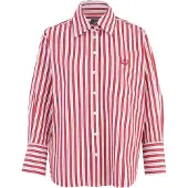 Gap Tall Blusa granadina / negro / blanco