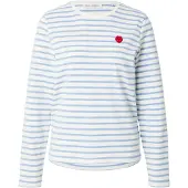 Marc O'Polo Camiseta azul paloma / blanco