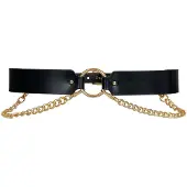 Haute Cuir Cinturón 'Clea' negro