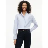 Tommy Hilfiger Blusa azul / blanco