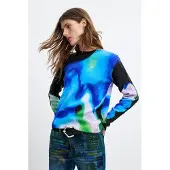 Desigual Jersey 'M. C. Lacroix' azul / mezcla de colores