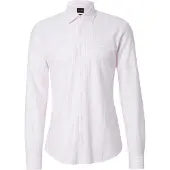 BOSS Camisa 'Mysoft_2' rosa / blanco
