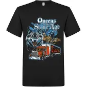 Rockshirts Camiseta 'Queens of the Stone Age Wolf T-Shirt' negro