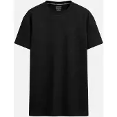 PANTONECLO Camiseta 'Men’s Round Neck T-Shirt' negro