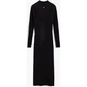 Desigual , Vestido Punto Manga Larga, Mujer, Negro, L