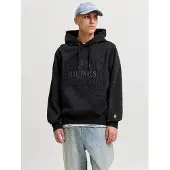 Jack & Jones Sudadera 'JORFrederiksberg' antracita / negro