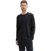 Tom Tailor Camiseta negro / blanco