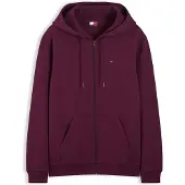Tommy Hilfiger Sudadera con cremallera berenjena
