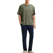 Jack & Jones Pijama largo 'JACEVEREST' navy / oliva