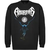 Amorphis Sudadera 'Black Winter Day Sweatshirt Sweatshirt' negro