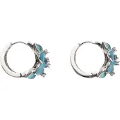 IZIA Pendientes azul / plata