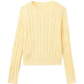 Mango Jersey 'IVY' amarillo claro