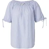 Zabaione Blusa 'Je44lla' azul claro / blanco