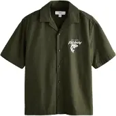Next Camisa verde / blanco