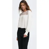 ONLY Blusa 'ONLMette' blanco natural