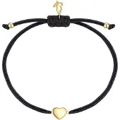 Glanzstücke Pulsera dorado / negro