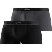 s.Oliver Calzoncillo boxer gris / negro / blanco