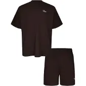 SikSilk Traje para estar en casa marrón oscuro