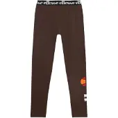 Ellesse Leggings 'Fabi 2' marrón oscuro / naranja / rojo sangre / blanco
