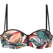 Sunseeker Top de bikini esmeralda / melocotón / negro / blanco