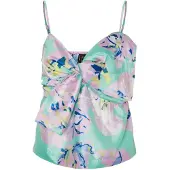 Vero Moda Top '10287555' verde moteado