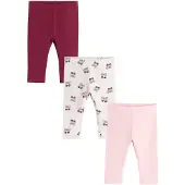 Cool Club Leggings rosa / rojo / blanco