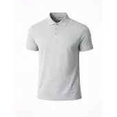 PANTONECLO Camiseta 'Men’s Polo Shirt' gris