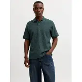 Jack & Jones Camiseta 'JJEAUSTIN' pino / blanco