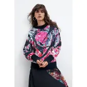 Desigual Jersey 'M. C. Lacroix' mezcla de colores / negro