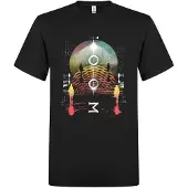 Rockshirts Camiseta 'Imagine Dragons Loom Album Distressed T-Shirt' negro