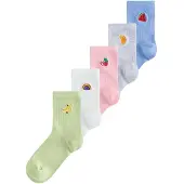 Next Calcetines azul claro / gris moteado / verde claro / rosa / blanco