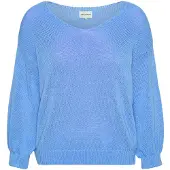 Americandreams Jersey talla grande 'Milana Cotton' azul cielo